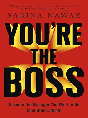 cover image of You're the Boss